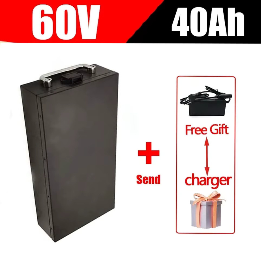 Ddadache Lithium-Akku 60V 20Ah-40Ah in Schwarz für Harley Elektrofahrzeuge und CityCoco Elektroroller, geeignet für 250W bis 3000W - Bild 7