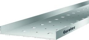 Eurotec DrainTec Base Aluminium Profil in Silber, B/H/L: 14,4 x 2,0 x 240 cm - Bild 1
