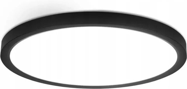 NETTLIFE LED Deckenleuchte aus Kunststoff in Schwarz, B/T/H: 30 x 30 x 30 cm - Bild 1