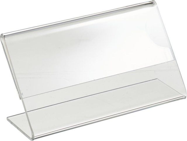 PULSIVA Tischaufsteller Axa transparent 5er Pack L: 8,9 cm, B: 2,8 cm, H: 5,2 cm - Bild 1