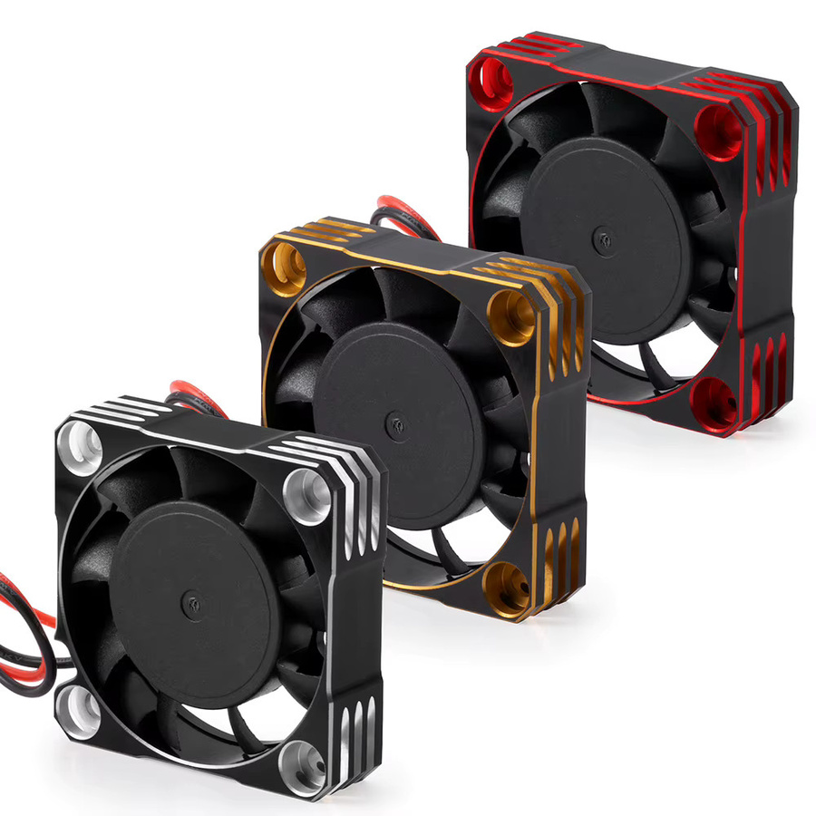 MIBIDAO Metall-Wärmeableitungs-Lüfter, RC Auto Zubehör, Rot - Bild 4