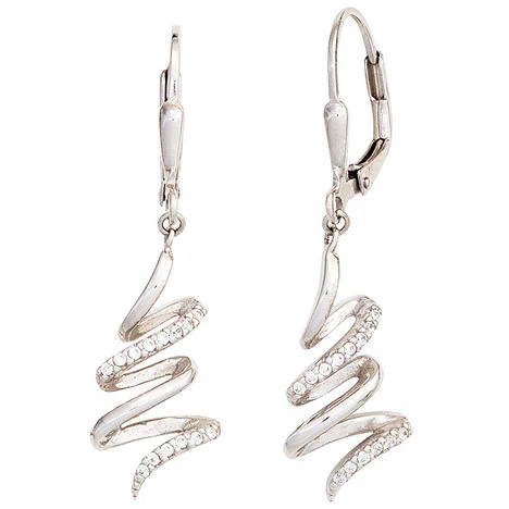Colfem Ohrringe 925 Sterling Silber, Zirkonia - Bild 1