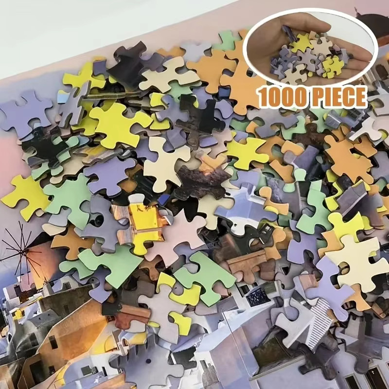 MaxRenard Santorini-Puzzle, 1.000 Teile, ab 14 Jahren - Bild 3