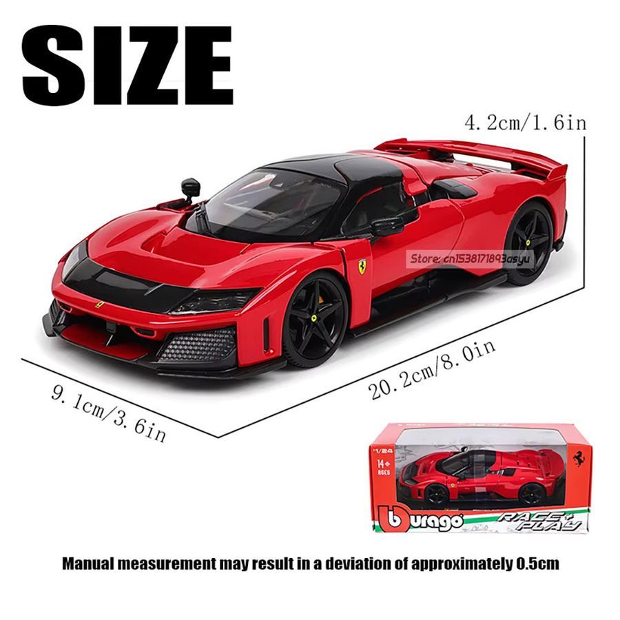 Bburago Ferrari F80, Automodell, 1:24, Metall, ab 14 Jahren - Bild 2