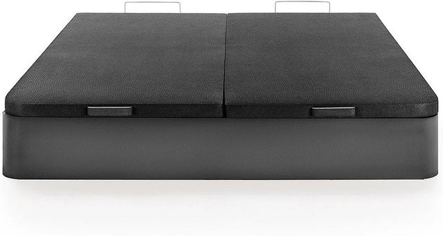 YSMÉE Bettgestell Hestia mit Bettkasten und Lift-up-Funktion, Schwarz, B/T: 180 x 200 cm - Bild 1