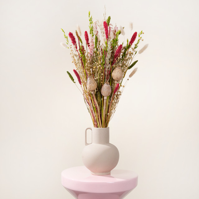 Trockenblumenstrauß Sparkling Rosé von BLUME2000 in Rosa, Weiß und Pink - Bild 1