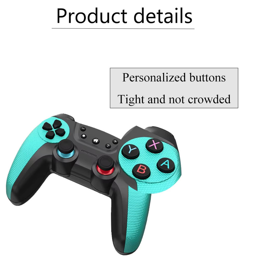AyeBeau Bluetooth Gamepad Controller in Grau für Nintendo Switch OLED, Lite, PS3, Android, PC und Smartphone - Bild 3