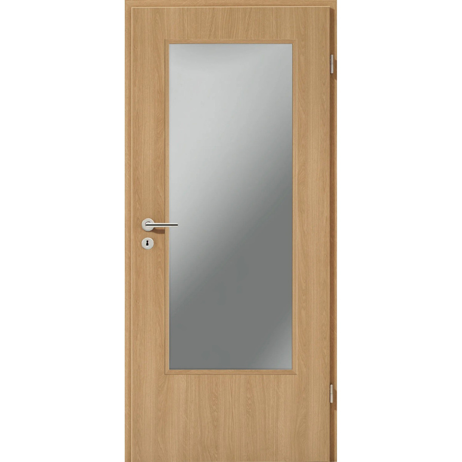 GetaDoor Zimmertür Dekor Eiche Hell Holznachbildung ohne Glas, modern, B: 86 cm, H: 198,5 cm - Bild 2