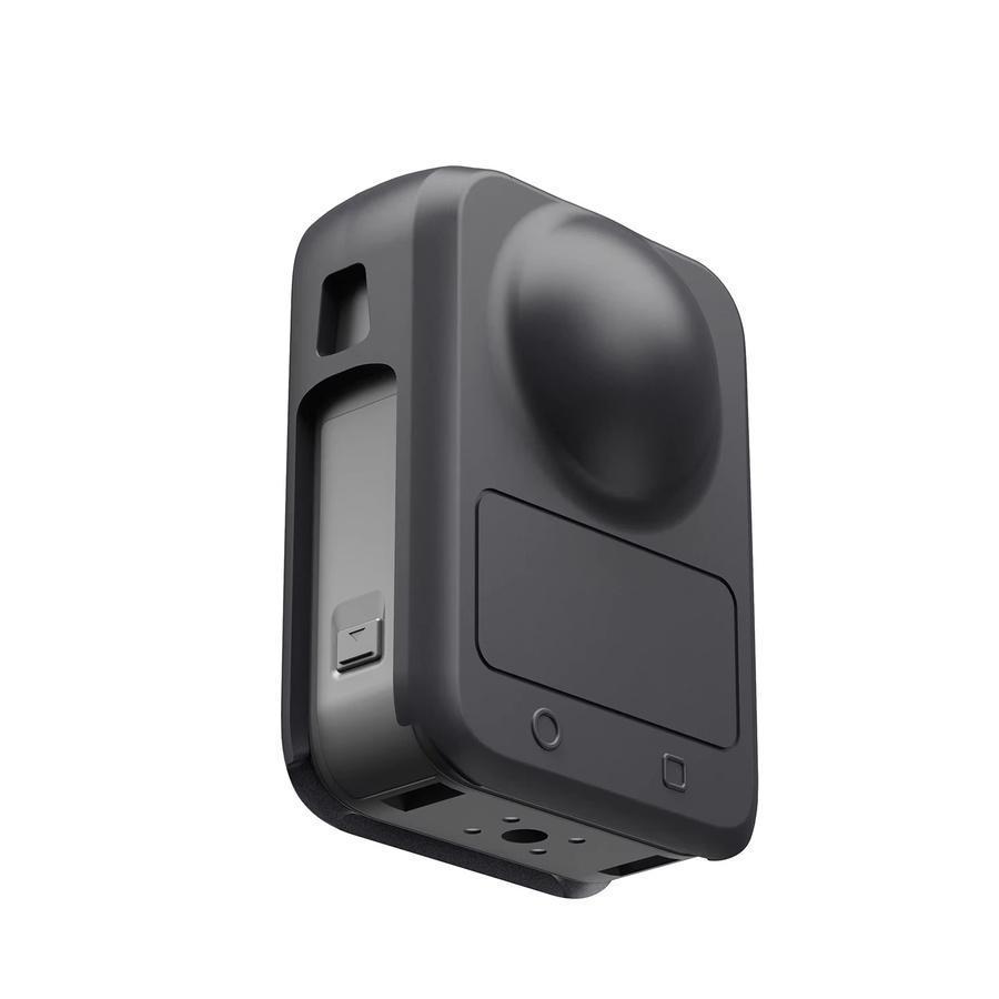 DJI Osmo 360 Silikon-Schutzhülle mit Objektivdeckel in Schwarz als Anti-Fall und Staubschutz Zubehör - Bild 2