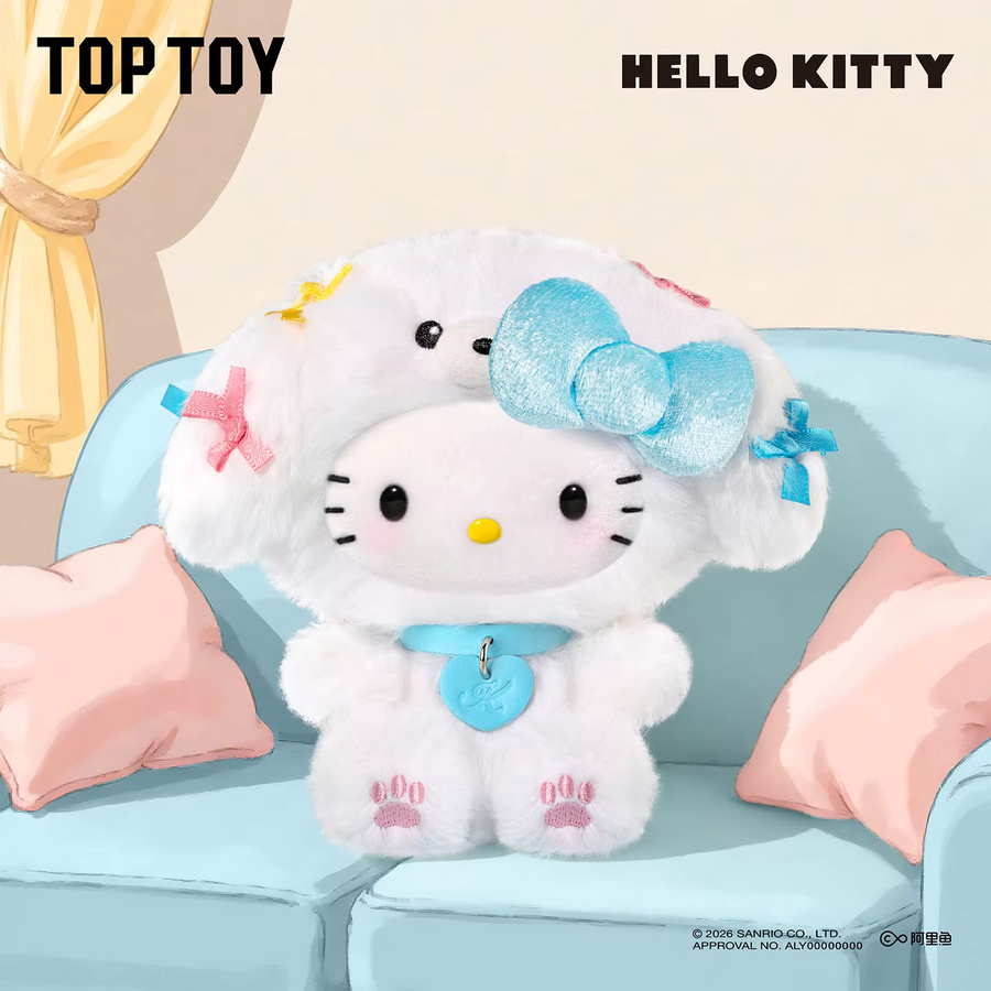 TOPTOY Sanrio Hello Kitty Welpen-Party-Serie Blindbox, Plüsch-Taschenanhänger - Bild 1