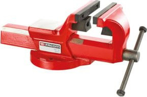 Facom Schraubstock in Rot mit einer maximalen Spannweite von 150 mm