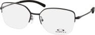 Oakley OX 3006 Brille, Halbrand, Rund, Unisex, black - Bild 1