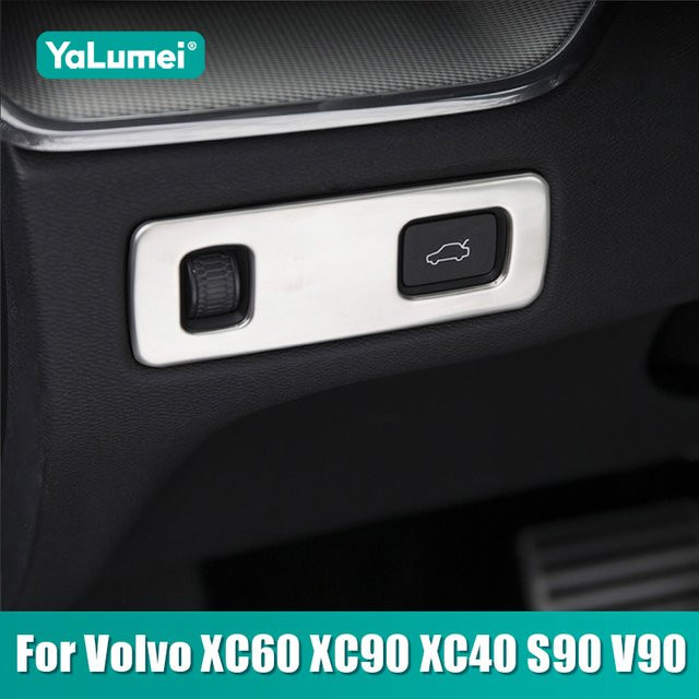YaLumei Scheinwerfer Einstellung Taste Trim Abdeckung für Volvo XC60 XC90 XC40 S90 V90 ab Baujahr 2018 - Bild 1