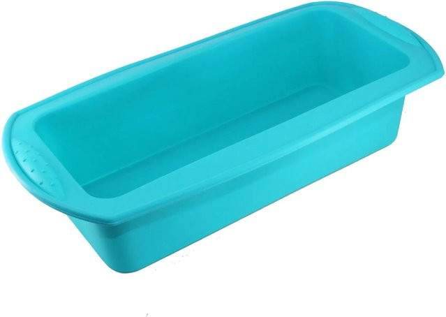 Rechteckige Silikon-Toastkuchenform von ouyaohong in Blau - Bild 1