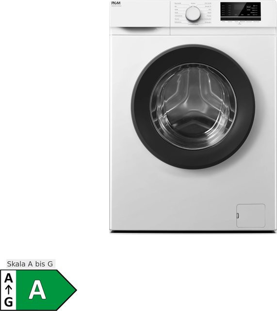 PKM Waschmaschine WA8-ES1416DAI Frontlader Weiß, 8 kg, B/H/T: 59,5 x 85 x Tiefe cm nicht angegeben - Bild 1