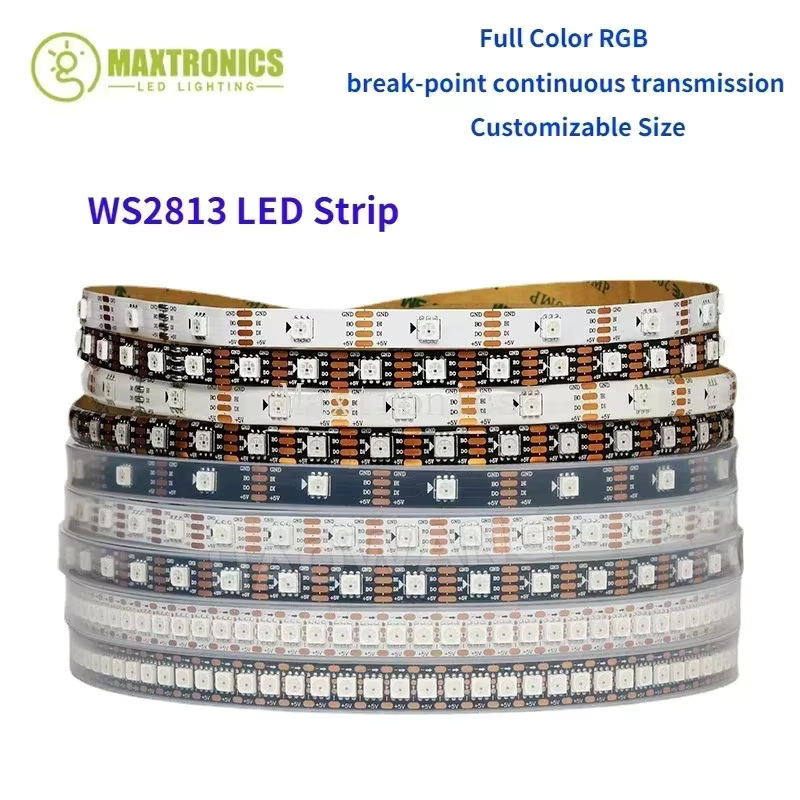 SAGE LU MEI RGBIC LED-Streifen individuell adressierbare Dual-Signal-Vollfarb-LED-Bänder in Multicolour - Bild 4