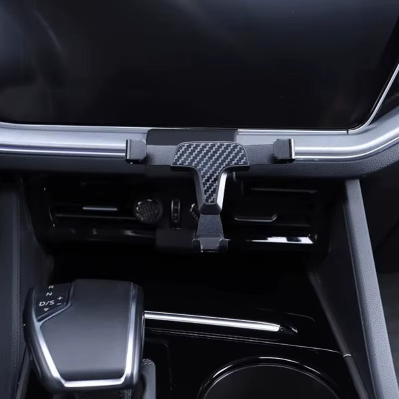 Handyhalterung für VW Touareg 2019-2023 zur Lüftungsschlitzbefestigung in Schwarz - Bild 2