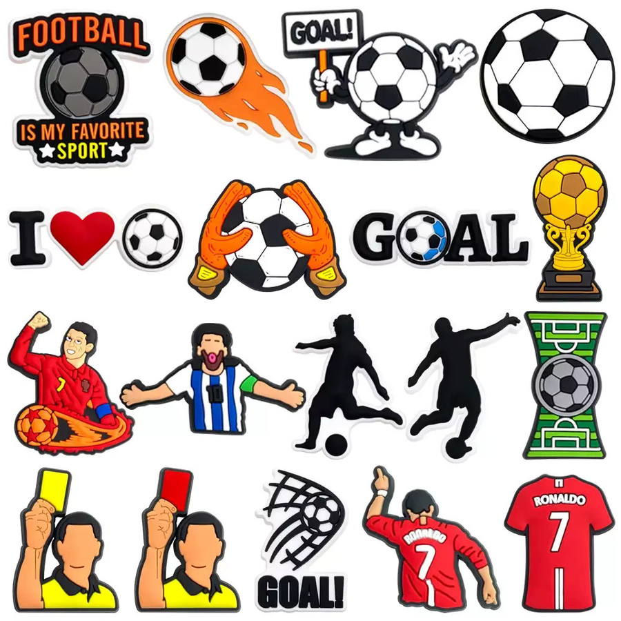 Hot Toys Schuh-Charms Fußball-Serie, Unisex - Bild 4