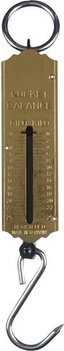 Connex Taschenfederwaage aus Metall in Rot und Gold bis 25 kg - Bild 1
