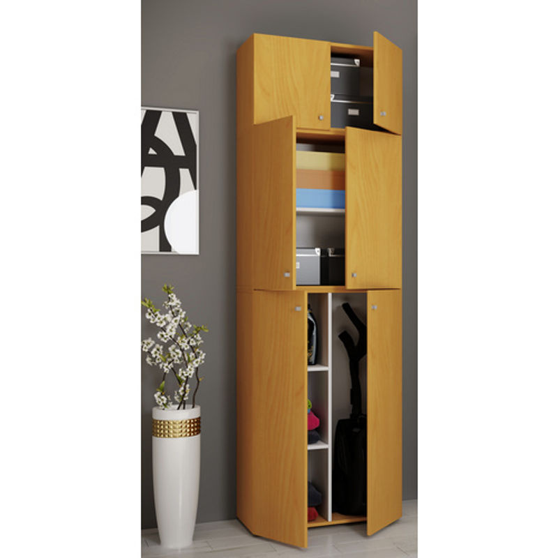 VCM Putzschrank Lona Mehrzweckschrank mit 6 Fächern und zwei Türen, Breite: 70 cm, Höhe: 223 cm, Tiefe: 39 cm - Bild 2