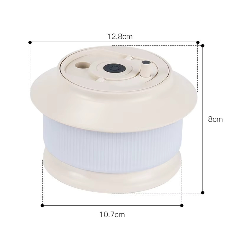 Feimefeiyou Outdoor Camping String Light mit Stern-Motiv, wasserdicht und tragbar, warmweiß, Farbe: Weiß - Bild 3