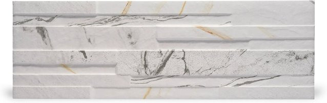 Klimex Verblender UltraStrong Feinsteinzeug in Marble White mit Marmor-Optik, Breite: 52 cm, Höhe: 17 cm - Bild 1