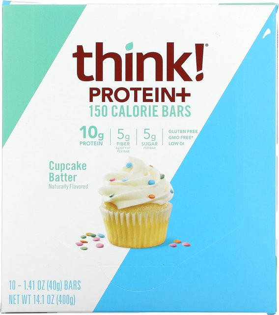 Denken! Protein+ Cupcake-Teig 10 x 40 g - Bild 1