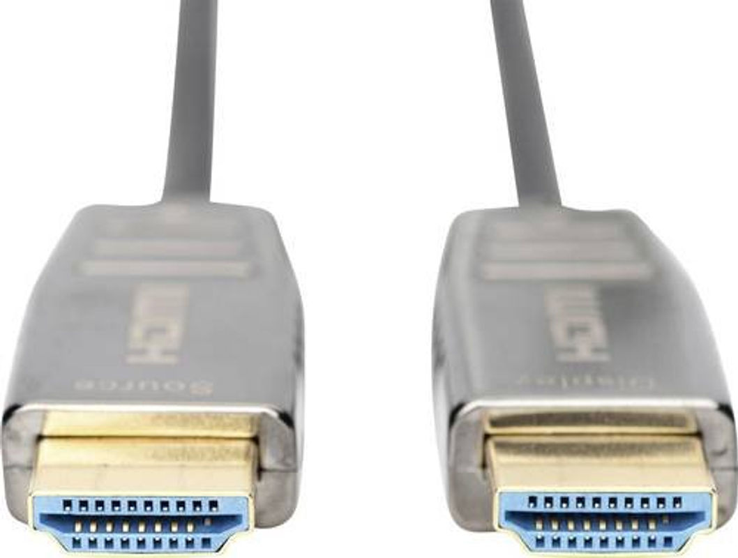 Digitus HDMI AOC Hybrid Glasfaserkabel Ultra HD 8K in Schwarz, Länge: 10,0 m - Bild 2
