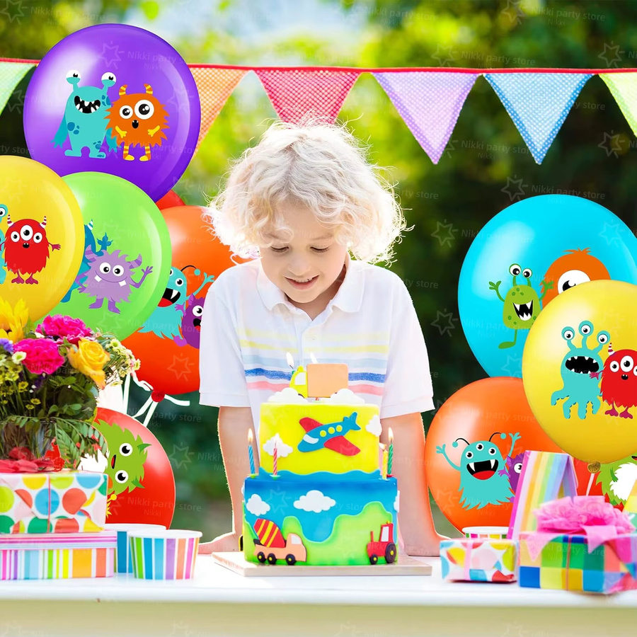 TAKARA TOMY Monster-Luftballons, 6 Stile, Dekorative Geburtstagsparty-Luftballons - Bild 4