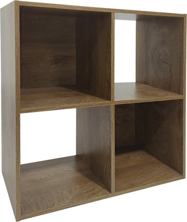 HTI-Living Regal Thekla in Eiche Natur, modern und freistehend, B/T/H: 60 x 60 x 60 cm