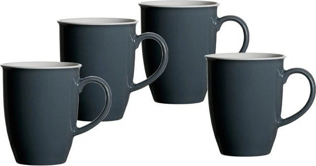 Ritzenhoff & Breker Doppio Kaffeebecher 4er Set Anthrazit und Rot, 320 ml - Bild 1