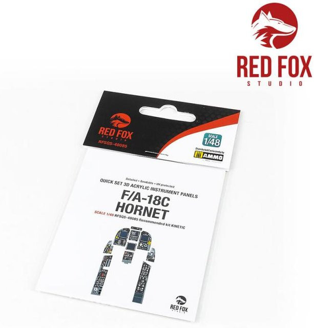 Red Fox Studio F/A-18C Hornet, Fahrzeug, 1:48, Kunststoff - Bild 1