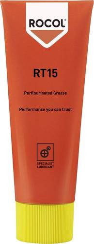 Rocol FOMBLIN RT15 GREASE Perfluorpolyether-Fett, Orange, 100g - Bild 1
