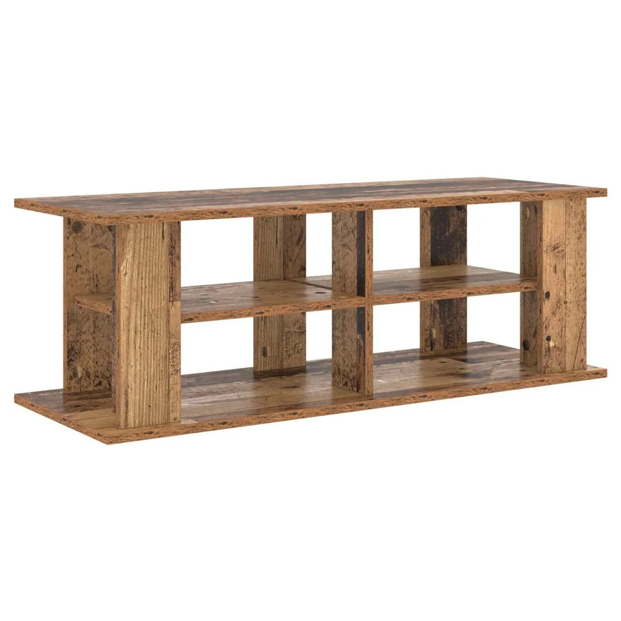 vidaXL TV-Ständer aus Altholz in Braun, moderner Media-Ständer für dein Wohnzimmer, B/T/H: 96 x 35 x 33,5 cm - Bild 2