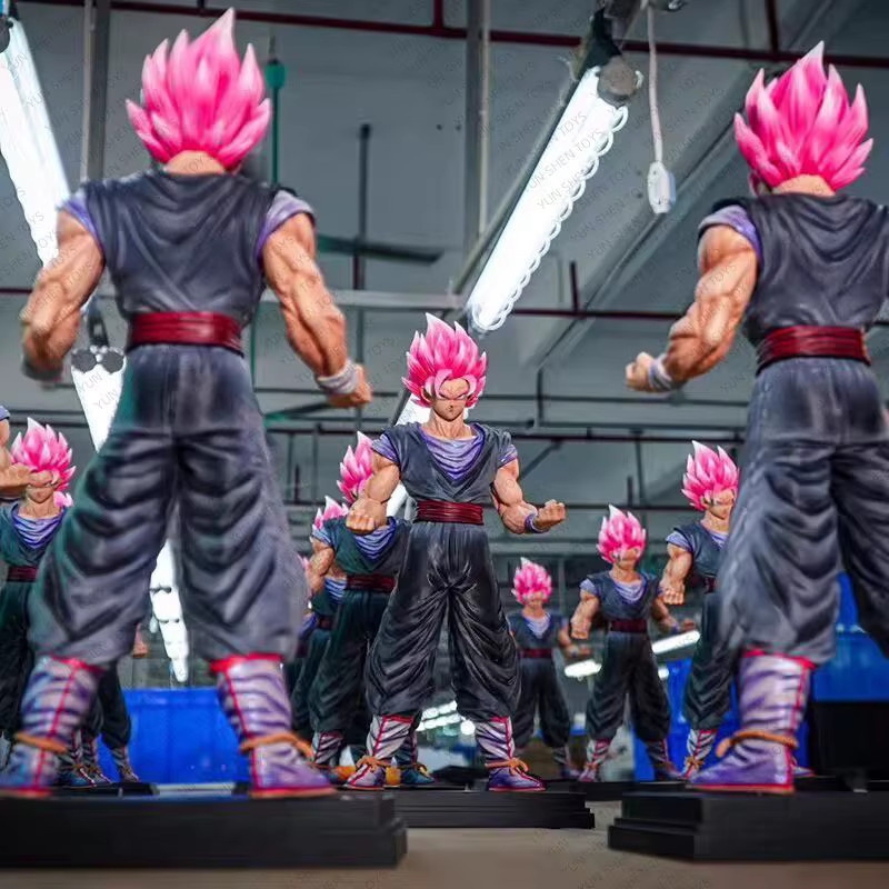 Bandai Dragon Ball Anime Figuren, Son Goku Vegeta Vegetto Gogeta Master Roshi, Sammelmodell, 35 cm, PVC - Bild 2