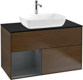 V&B Waschtischunterschrank Finion 100 in lackierter Ausführung, Breite: 100 cm, Höhe: 50,1 cm, Tiefe: 50,1 cm - Bild 1