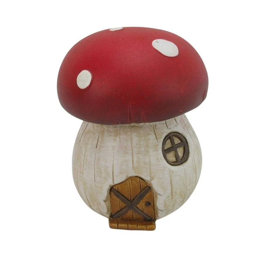 Boltze Deko-Aufsteller Pilz Arnold aus Keramik, Weiß-Rot, Höhe: 15,5 cm - Bild 2