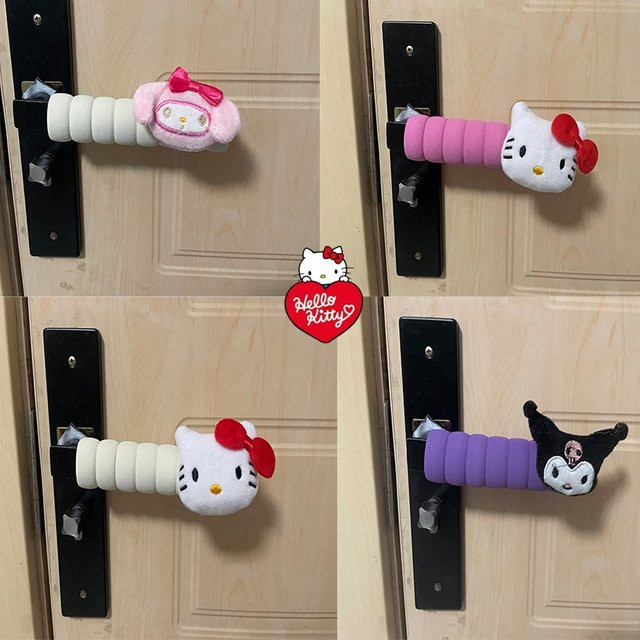 Sanrio Hello Kitty und Kuromi Plüsch Puppen 2-teiliges Set - Bild 1