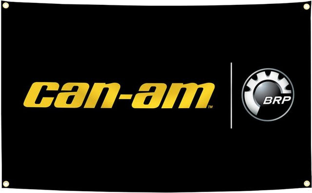 Can Am BRPs Racing Geländefahrzeug Wandteppich aus Polyester mit Digitaldruck für deine Garagenwanddekoration, Breite: 90 cm, Höhe: 150 cm - Bild 1