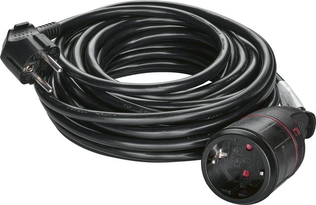 Parkside Verlängerungskabel mit Lock-Funktion, Schwarz, 10 m - Bild 1