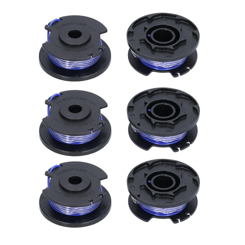 6er Set Kkmoon Ersatz-Spulen für Ryobi 18V 24V 40V Rasentrimmer aus Nylon und ABS - Bild 7