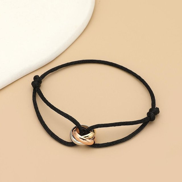 FASHION A JEWELRY Armband, Unisex, schwarz, verstellbar - Bild 1