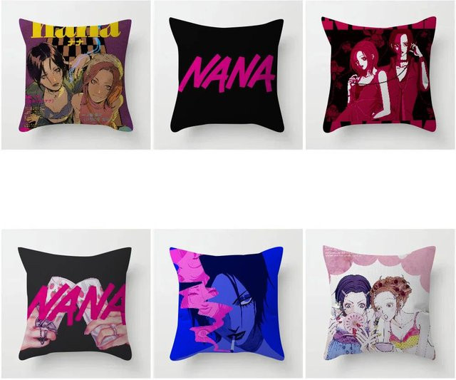 Anime NANA Kissenbezug für dein Zuhause oder Auto, B/B/H: 45 x 45 cm - Bild 1