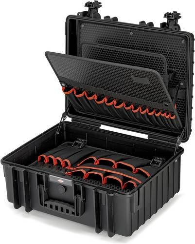 Knipex Werkzeugkoffer Robust34 aus Kunststoff, schwarz, wasserdicht, unbestückt - Bild 1