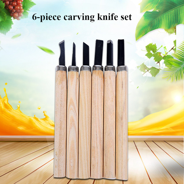 6-teiliges Reparaturmesser-Set zum Trimmen von Holz- und Gipsformen in Multicolor - Bild 1