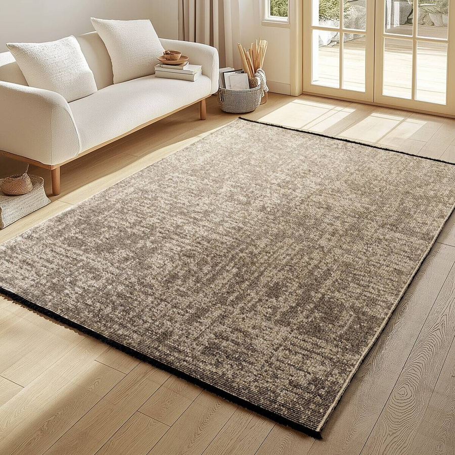 Ayyildiz Kurzflorteppich Space Beige mit abstraktem Muster B/L: 140 x 200 cm - Bild 4