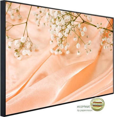papermoon EcoHeat Infrarotheizung mit Blumenmuster in Bunt und Matt-Effekt, inklusive App-Steuerung und Überhitzungsschutz - Bild 1