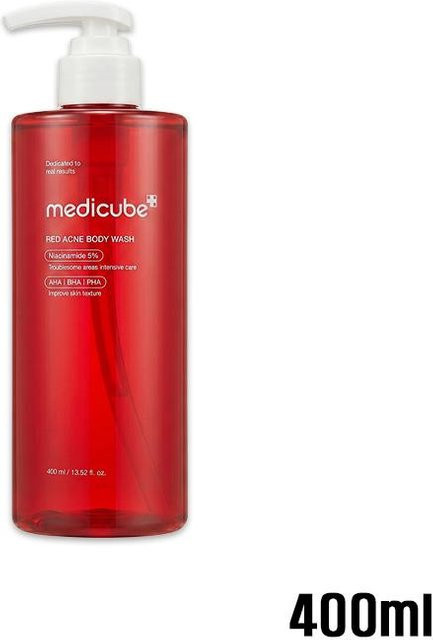 Medicube Red Acne Body Wash 2.0, Duschgel, 400g, Unisex, AHA, BHA, Salicylsäure - Bild 1