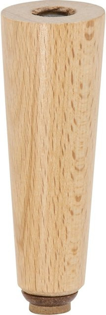 Wagner Möbelbein Wood mit Syno-Gleiteinsatz aus Buche Natur, Farbe Braun, Höhe: 11 cm, Durchmesser: 3,4 cm/2,6 cm - Bild 1