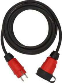 Brennenstuhl Professional Verlängerungskabel VN 1100 IP44 in Schwarz, Länge: 10 m, H07RN-F 3G1,5 - Bild 1